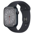 Часы Apple Watch Series 8 GPS 45mm (S/M) Midnight Aluminum Case with Sport Band Midnight