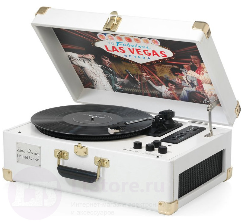  Ретро-проигрыватель виниловых пластинок Ricatech: &amp;quot;Elvis Presley EP1970&amp;quot; Limited Edition