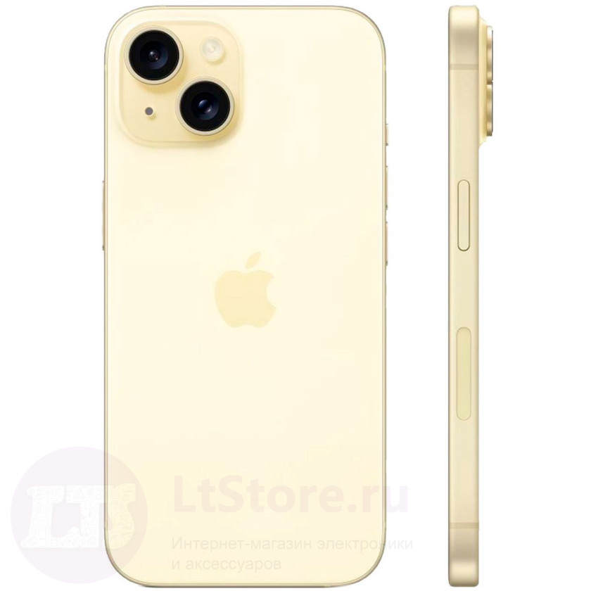 Смартфон Apple iPhone 15 256Gb Жёлтый Yellow