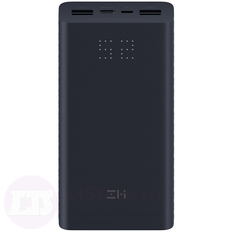 Внешний аккумулятор Xiaomi Mi ZMI 20000mAh Aura QB822 Black