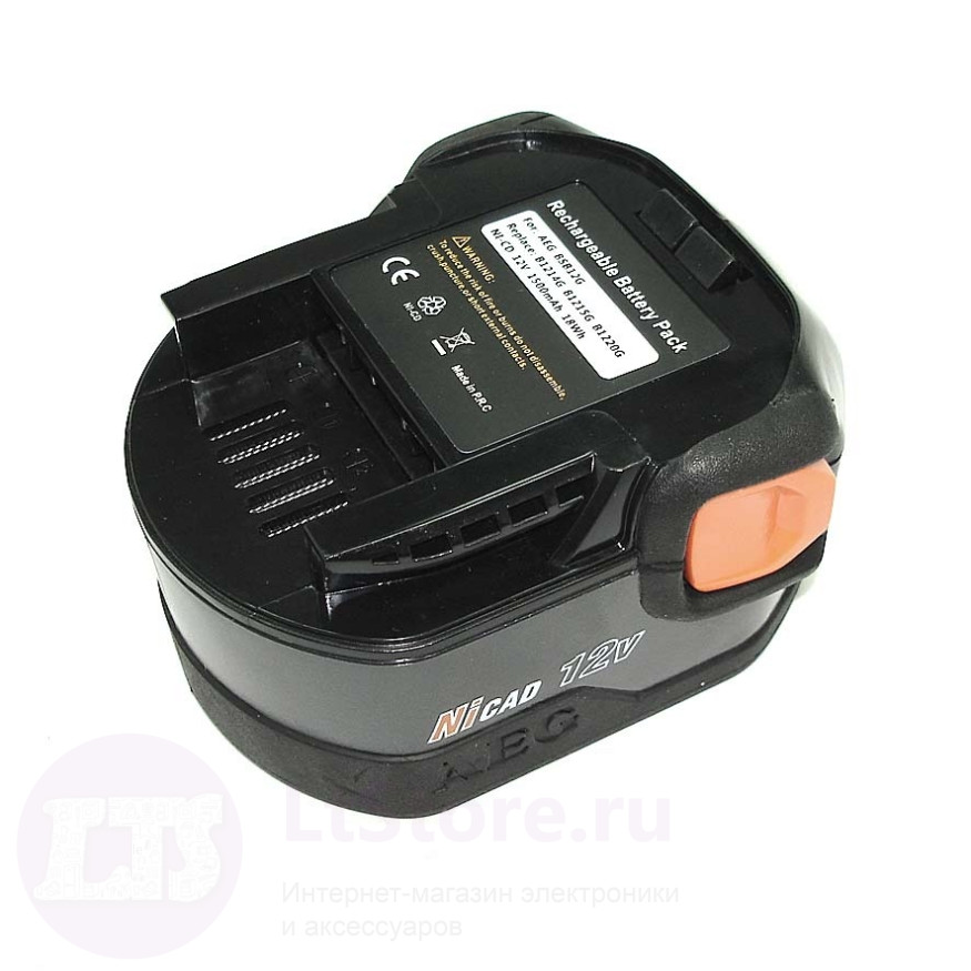 Аккумулятор для шуруповерта AEG (p/n: B1215R, B1214G , B1214 G , B 1214G , B 1214 G, M1230R), 1.5Ah 12V