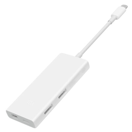 Адаптер Xiaomi USB-A to USB-Ax3/ RJ45/ Micro-USB