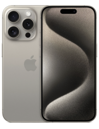 Смартфон Apple iPhone 15 Pro 128Gb Натуральный титан