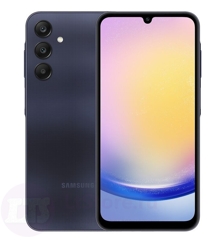 Смартфон Samsung Galaxy A25 5G 8/128Gb Синий Черный Blue Black