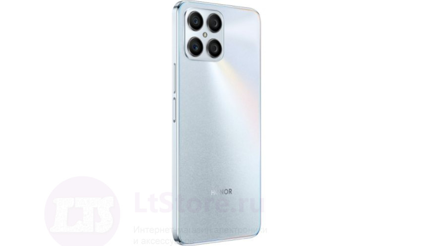 Смартфон Honor X8 6/128GB Титановый Серебристый