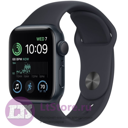 Часы Apple Watch SE 2 40mm (M/L) GPS Aluminium Case Midnight MNT83  Midnight Sport Band