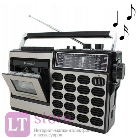Радиоприемник с магнитолой в стиле ретро Soundmaster RR18SW